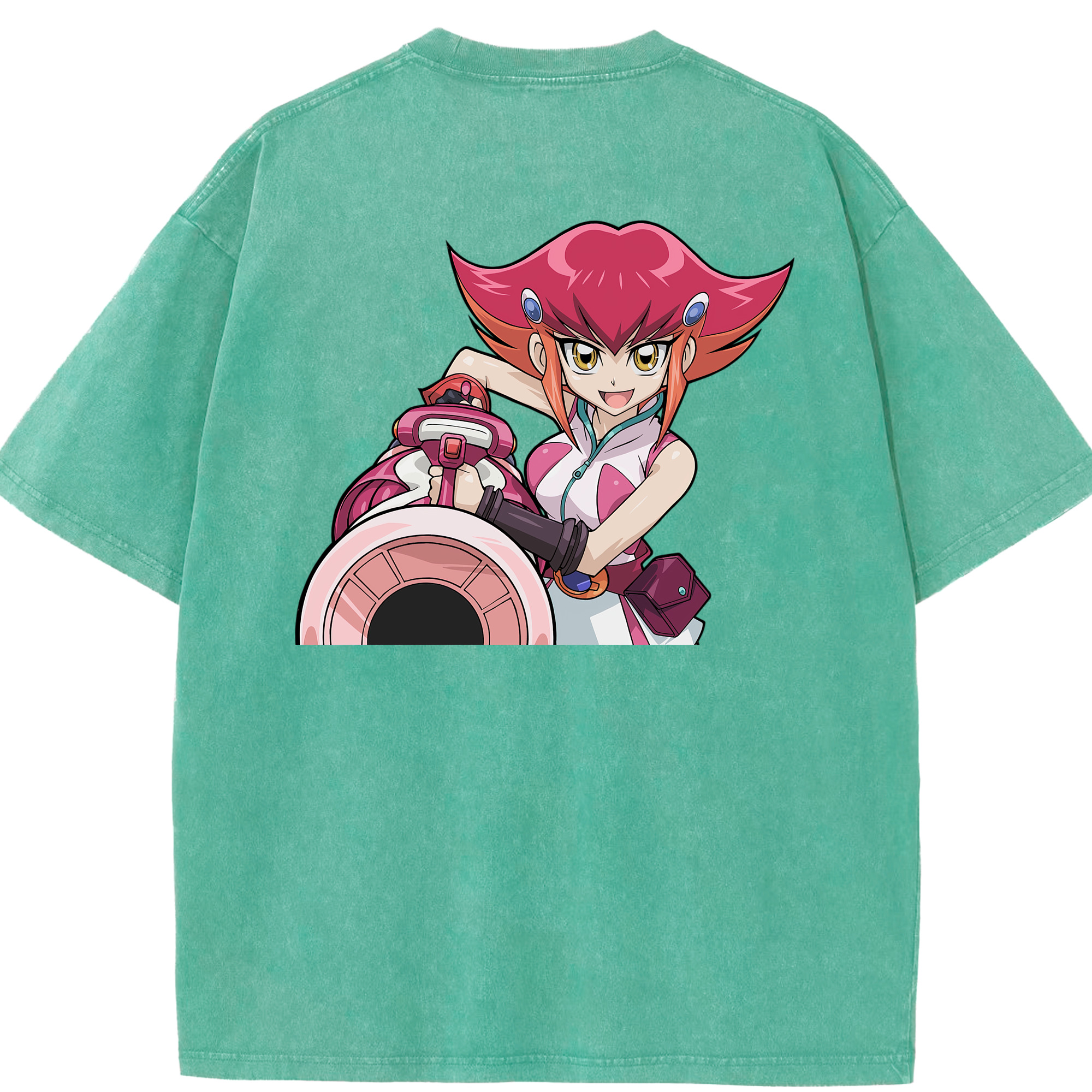 （画像用） 遊☆戯☆王 Yu-Gi-Oh! 綿100% ヴィンテージ風 半袖Tシャツ（背面プリント）